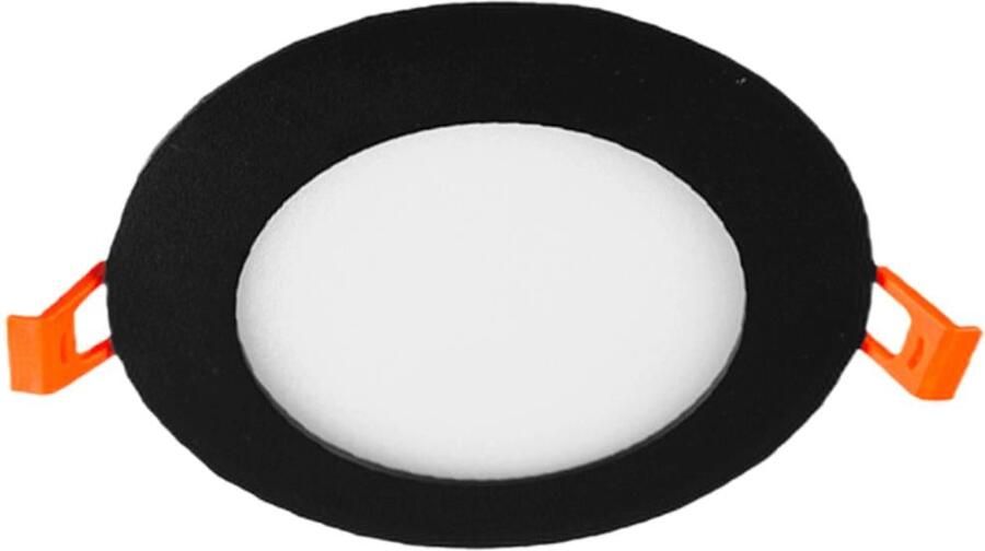 Enzo LED panel downlight 6W 3000K incl. driver zwart LED2610