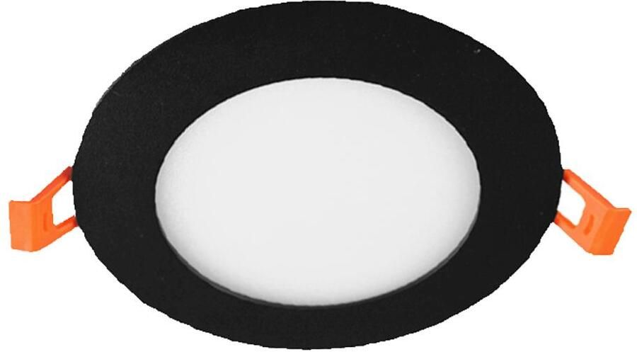 Enzo LED panel downlight 9W 3000K incl. driver zwart LED2620