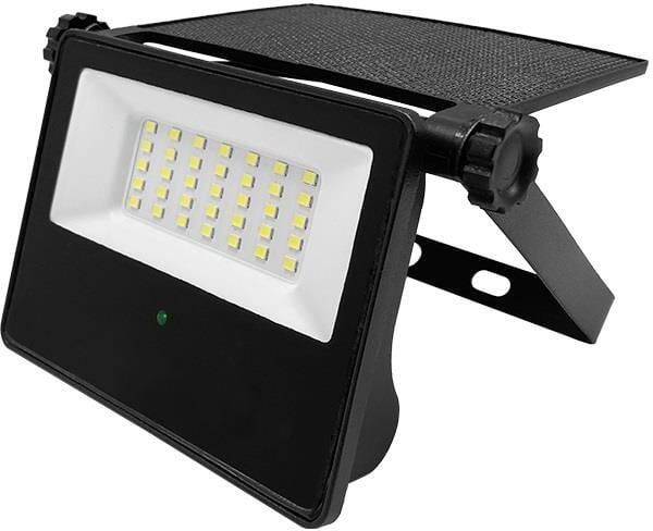 Enzo LED Solar Bouwlamp 10W 6000K IP65 zwart 5017360