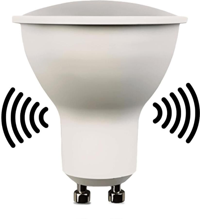 Enzo LED spot GU10 230V 7-75W 120gr wit 2700K dimbaar SENSOR LED0690