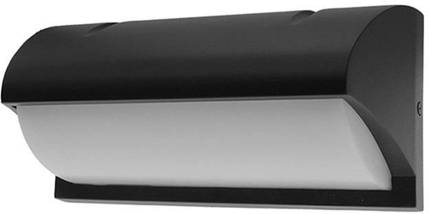 Enzo LED Wandlamp 12W rechthoek zwart 3000K 5082200
