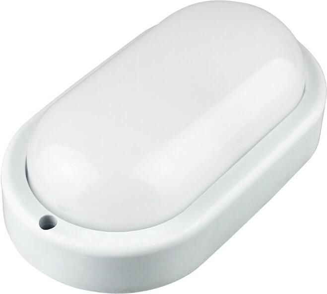 Enzo LED Wandlamp 8W ovaal bulkhead wit 4000K 5082100