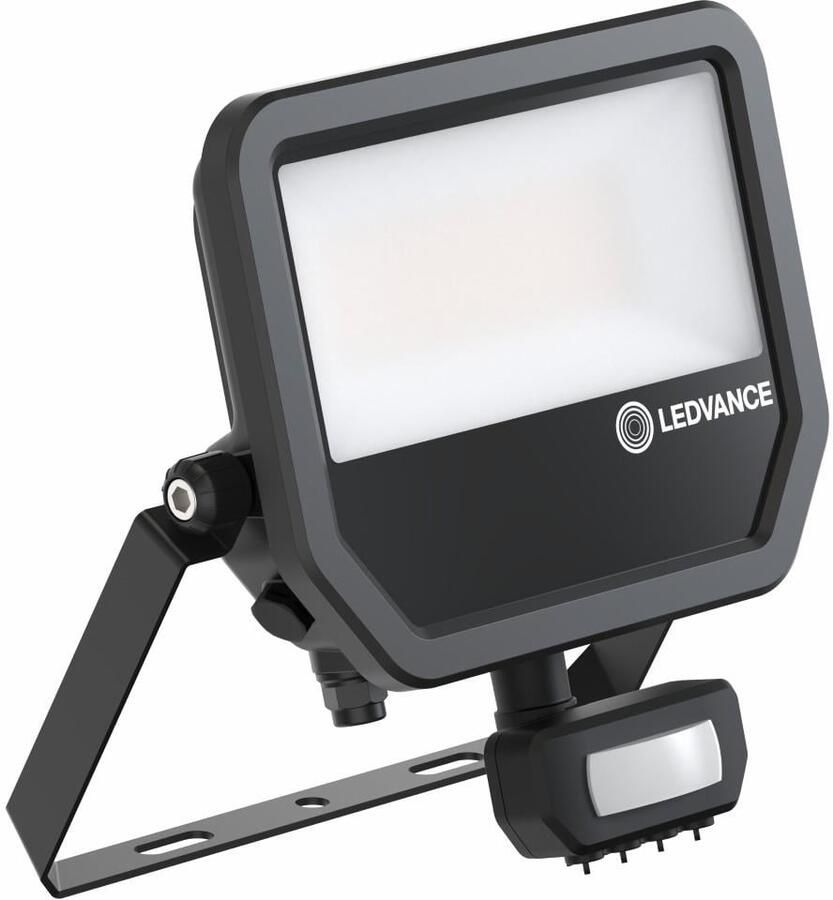 Enzo LED Bouwlamp | 50W | 4000K | zwart | + Sensor | 6000lm 50175811