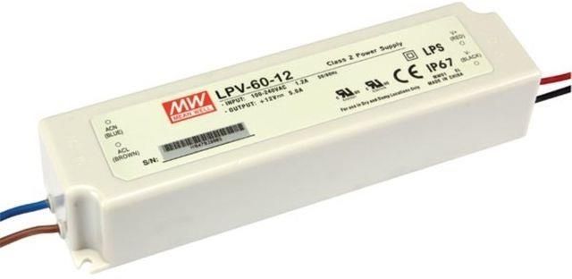 Enzo Meanwell LED driver 12V 60W IP67 PRO 4379251