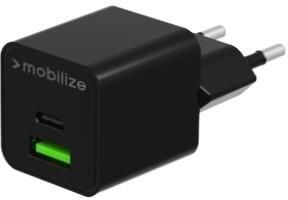 Enzo Mobilize USB + USB-C snellader 30W zwart 9550191