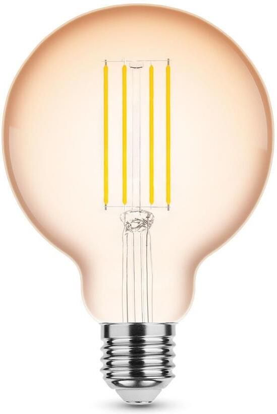 Enzo Modee LED Globe G95 E27 4-28W 1800K filament amber dimbaar LED7480