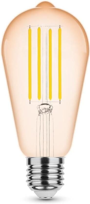 Enzo Modee LED ST64 E27 4-28W 1800K filament amber dimbaar LED7470