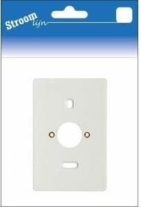 Enzo Montageplaat 2-voudig wit 6650720