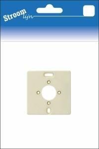 Enzo Montageplaat enkel creme met gat creme 6650730