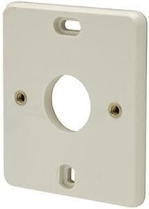 Enzo Montageplaat perilex opbouw creme met gat Power 4050735