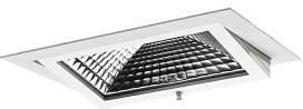 Enzo Nanna LED downlighter wit 26W 3000K rechthoekig model LED2375