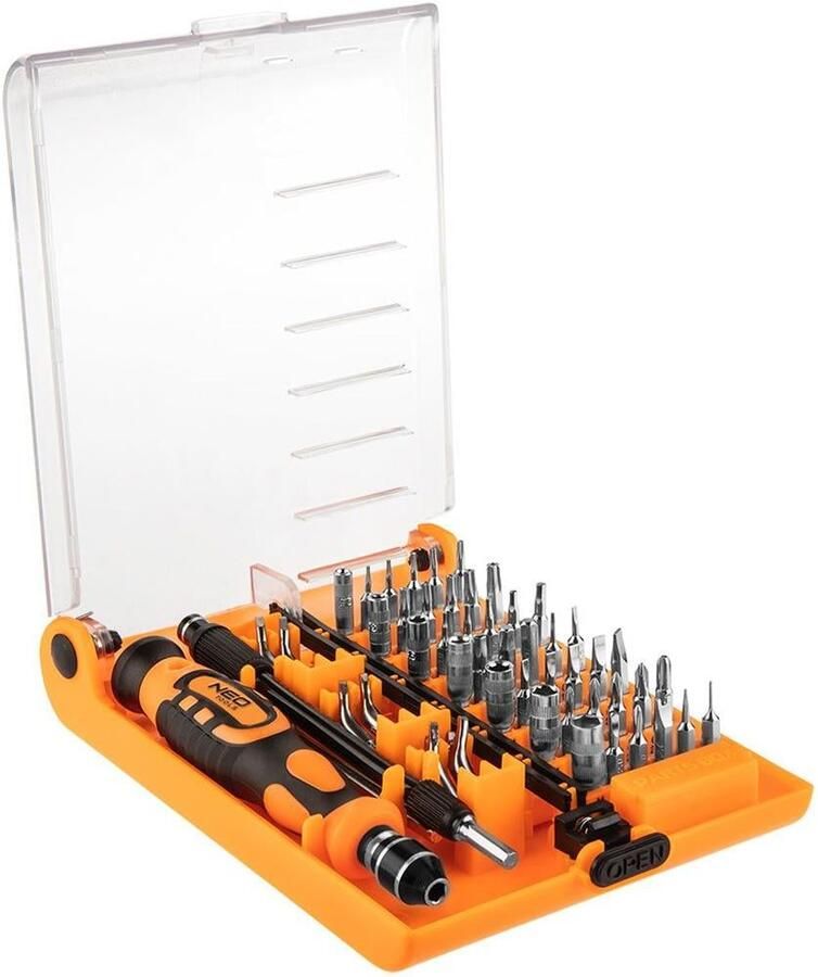 Enzo Neo Schroevendraaierset precisie 53-delig koffer 6460062