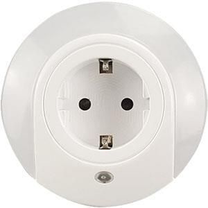 Enzo Nested LED Nachtlamp met sensor en stopcontact 0 42W 3000K 5652101
