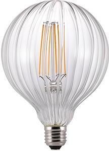 Enzo Nordlux LED Globe G125 E27 2-15W 2200K AVRA helder gestreept 2760320