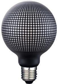 Enzo Nordlux LED Globe G95 E27 4-10W 2700K MAGICIAN stippen zwart 2760400