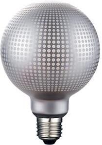 Enzo Nordlux LED Globe G95 E27 4-20W 2700K MAGICIAN stippen zilver 2760410
