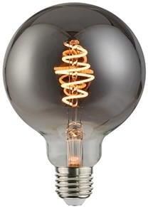 Enzo Nordlux LED Globe G95 E27 5-15W 1800K filament spiraal grey dimbaar 2760110