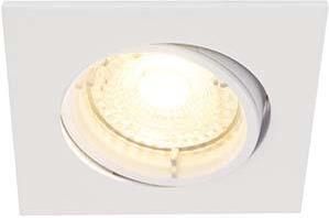 Enzo Nordlux LED inbouwspot Carina vierkant wit GU10 5W 3-pack dimbaar 2700K 4801290