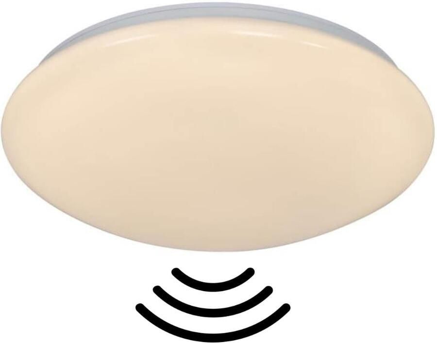 Enzo Nordlux LED Plafonniere Montone wit 18W 3000K warm wit 33cm 4802372