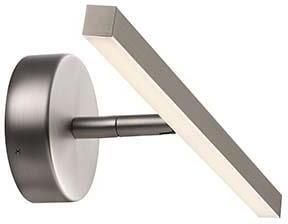 Enzo Nordlux LED Wandlamp IP S13 geborsteld staal 5.3W 3000K IP44 4801190