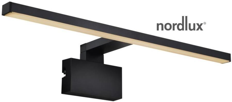 Enzo Nordlux LED Wandlamp MARLEE zwart 8 9W 3000K IP44 4801194
