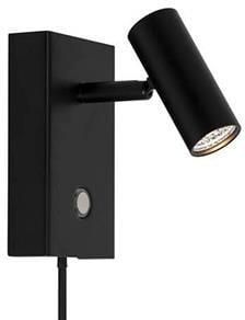Enzo Nordlux LED Wandlamp Omari 3.2W zwart touch 4800438
