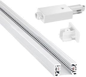 Enzo Nordlux Link Rail 1 fase 1 meter wit incl aansluitstuk 5049100
