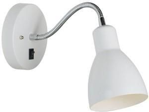 Enzo Nordlux Wandlamp E14 Cyclone wit met schakelaar 4800442
