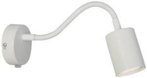 Enzo Nordlux Wandlamp Explore Flex GU-10 met schakelaar wit 4800427