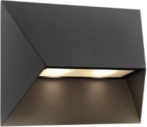 Enzo Nordlux Wandlamp Pontio 27 2x GU10 zwart IP44 4800901
