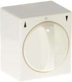 Enzo Opbouw jaloezie-draaischakelaar creme 4660100