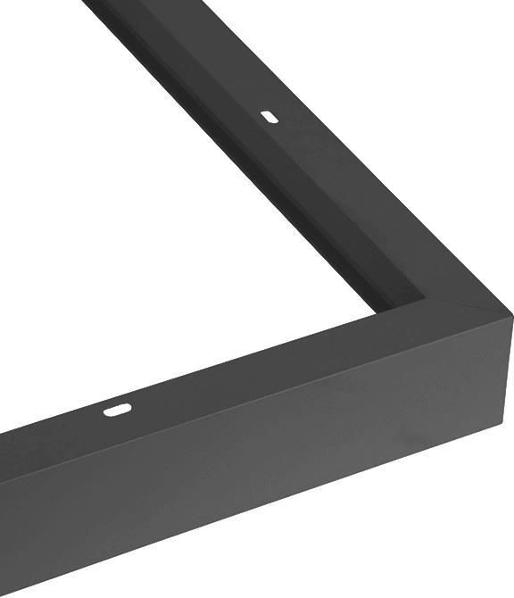 Enzo Opbouwframe voor LED paneel 60x60x5cm zwart 5417883