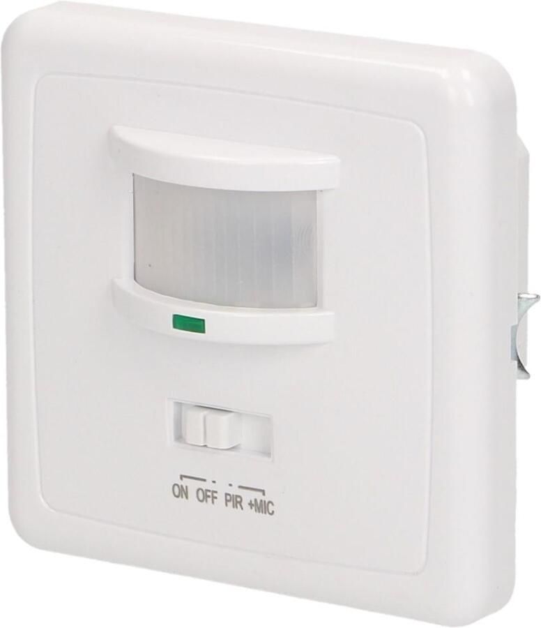 Enzo Orno Bewegingsmelder inbouw wand wit Geluidsdetectie 3900339