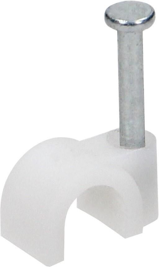 Enzo Orno Kabelclip 5mm rond wit zak(25) 4113201
