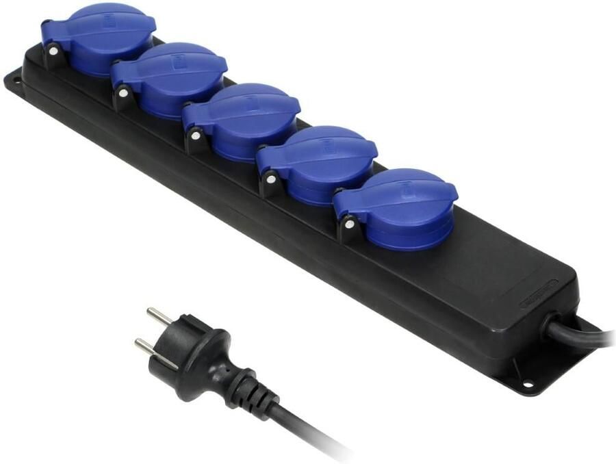 Enzo Orno SWD TCD zwart IP44 H05 3x1 5qmm 3m 5V met klep 6871973