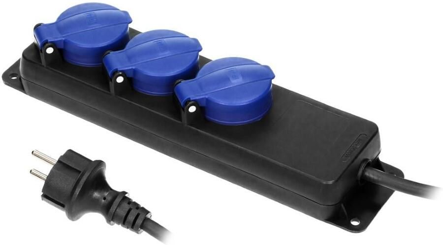 Enzo Orno SWD TCD zwart IP44 H05 3x1 5qmm 5m 3V met klep 6871971