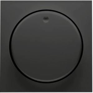 Enzo PEHA Badora MAT ZWART afdekplaat + knop dimmer 4603750