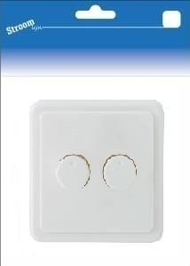 Enzo PEHA LW afdekplaat + knop voor DUO dimmer 6655440