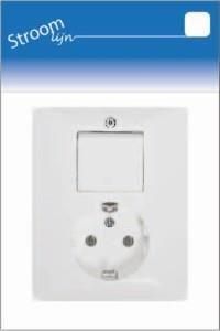 Enzo PEHA LW inbouw combinatie RA wissel 6602222