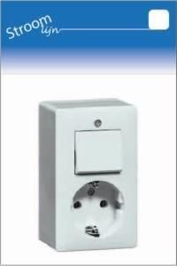 Enzo PEHA LW opbouw combinatie wissel RA 6663245