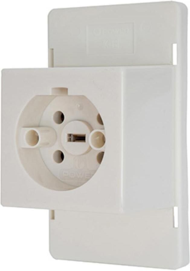 Enzo Perilex opbouw stopcontact | 16A | met montageplaat voor lasdoos | Power Plex | PWP16COC 4052970
