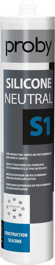 Enzo Proby Silicone Neutral S1 | 600 ml | Grijs (12 stuks) 12002453
