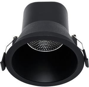 Enzo Profolux LED downlighter zwart reflector 6W 3000K dimbaar LED2460