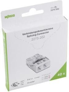 Enzo Retail Lasklem 40 stuks Retail 2-voudig 0 5-2 5mm trans\wit 4047230
