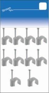 Enzo Spijkerclip 8-10 mm grijs voor XMVK JSL 10 stuks 6613270