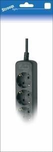 Enzo TCD RA 6-voudig 3m snoer zwart 6672631 - Foto 1