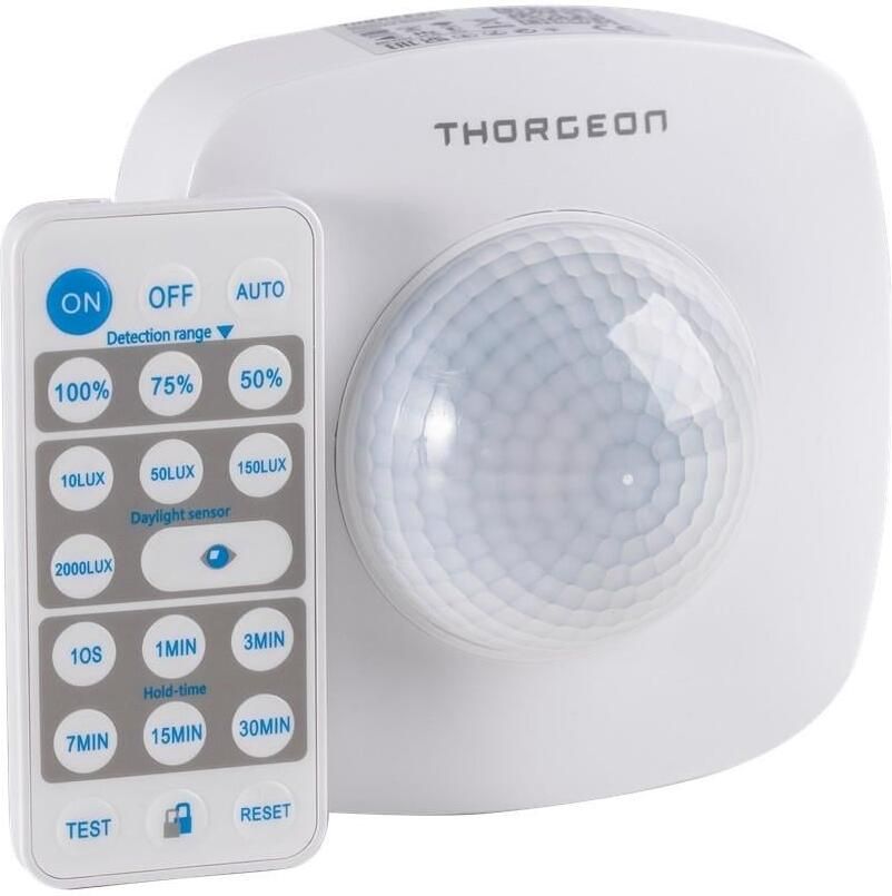 Enzo Thorgeon Aanwezigheidsmelder opbouw plafond 360 graden IP65 wit +AB 3900551