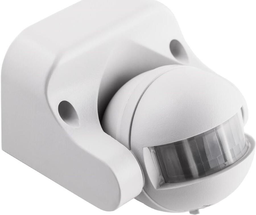 Enzo Thorgeon Bewegingsmelder opbouw wand 180 graden IP44 kantelbaar wit 3900500