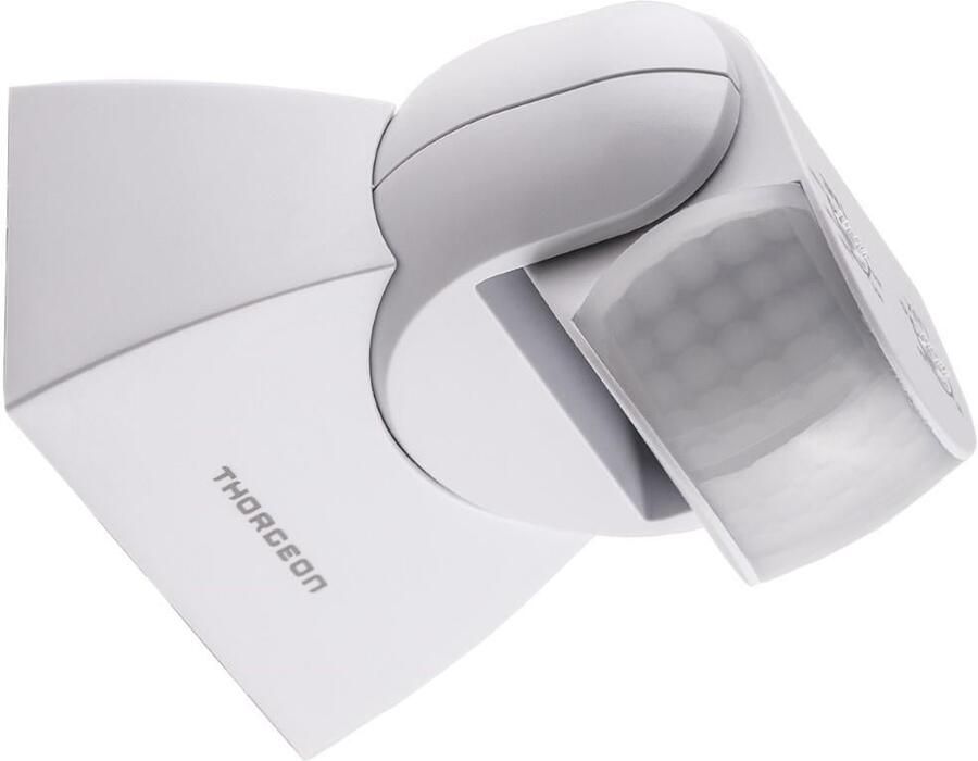 Enzo Thorgeon Bewegingsmelder opbouw wand 180 graden IP65 verstelbaar wit 3900504