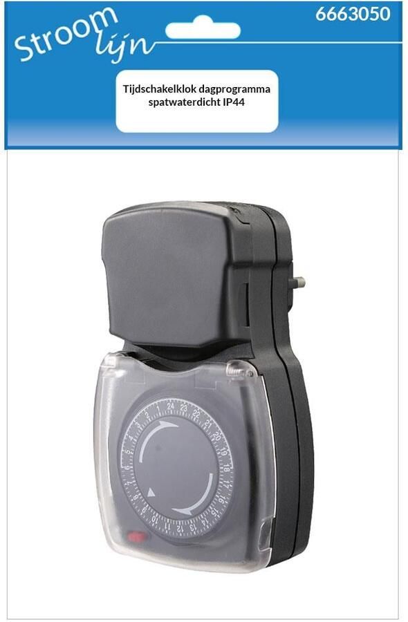 Enzo Tijdschakelklok dagprogramma spatwaterdicht IP44 6663050